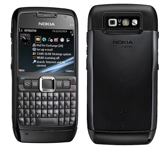 Nokia E71 Black Steel