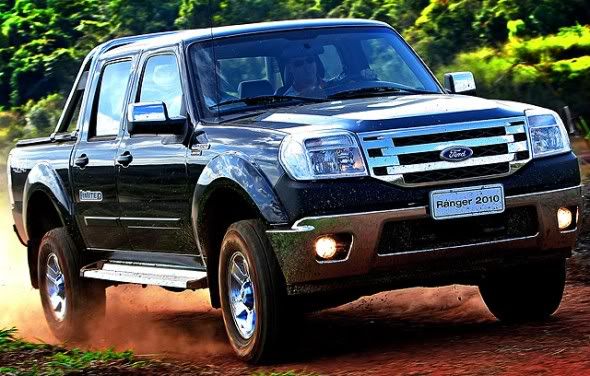 Ford Ranger cabine dupla preta
