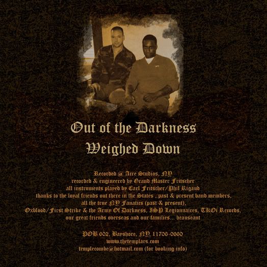 out of the darkness back