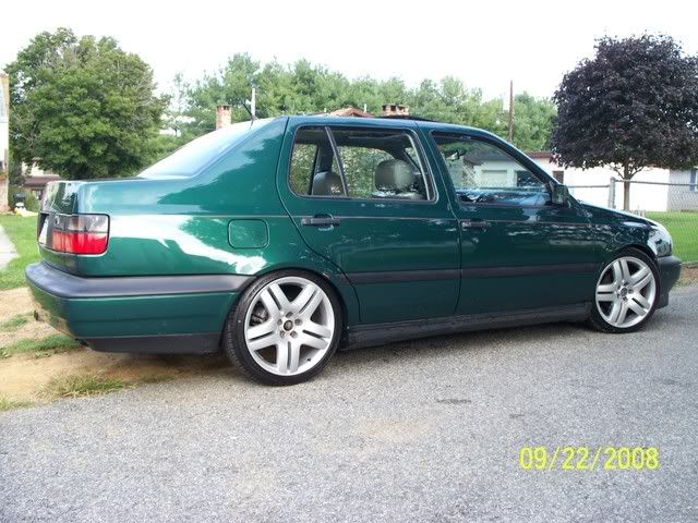 green mk3 jetta