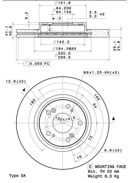 EBC Brakes ผ้า-จานเบรคตรงรุ่น สมรรถนะสูง **มีผ้า DC5, Spoon, S2000 และเบรคแต่งหลายรุ่นด้วย