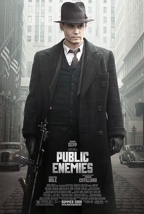 johnny depp public enemies poster. Poster for Public Enemies