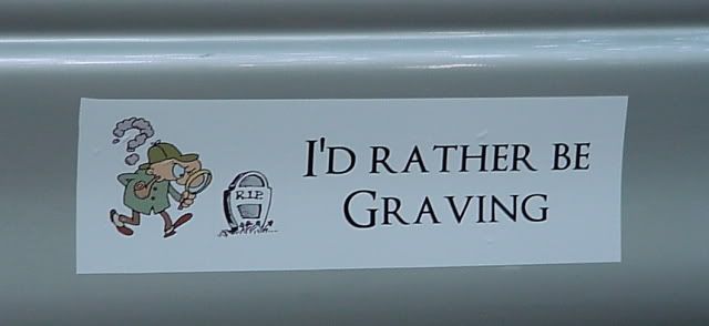 Graving Bumper Sticker photo GravingSticker.jpg