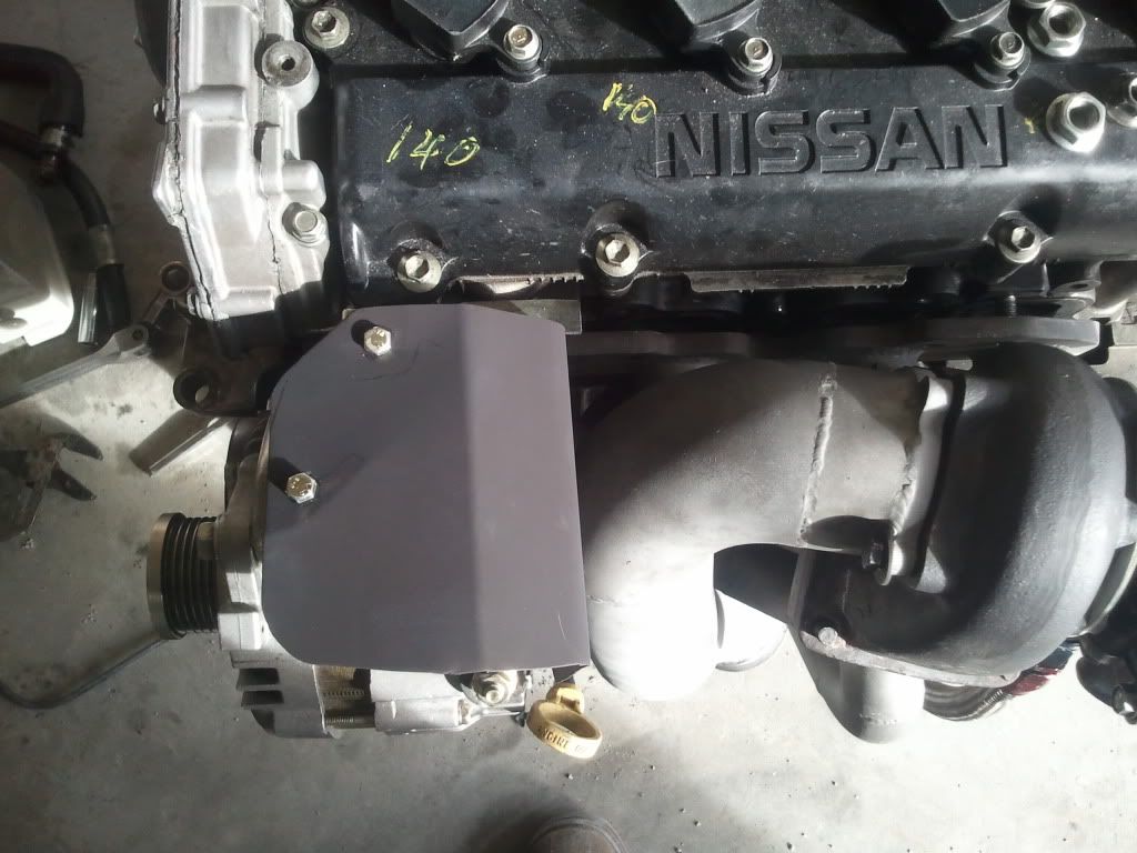 Alternator Heat shield.. A Nissan Sentra Forum