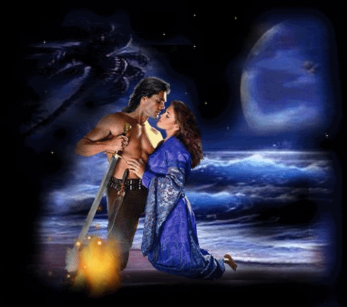 MOONLIGHT LOVERS BLUE Pictures, Images and Photos