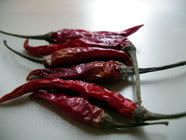 Thai red chilli (shop bought)