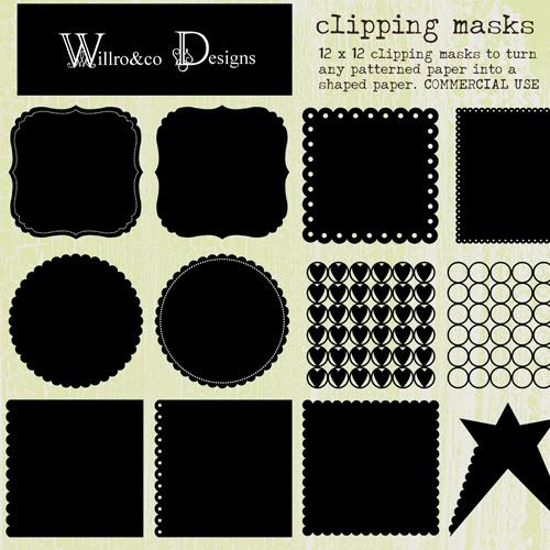 commercial use clipping masks
