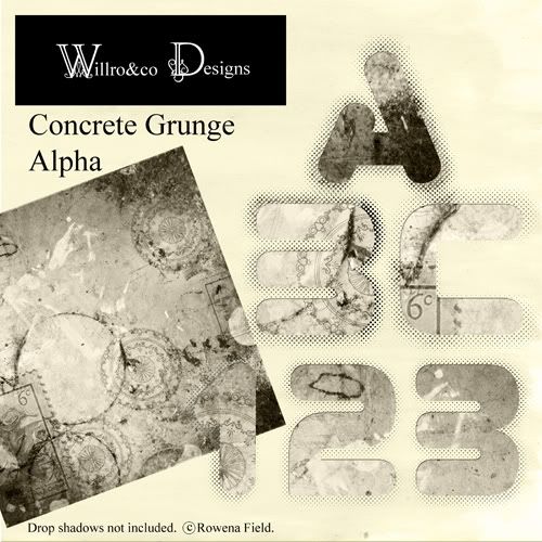 concrete grunge alpha