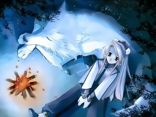 anime wolf girl with white hair. anime wolf girl with black hair. anime wolf girl with lack