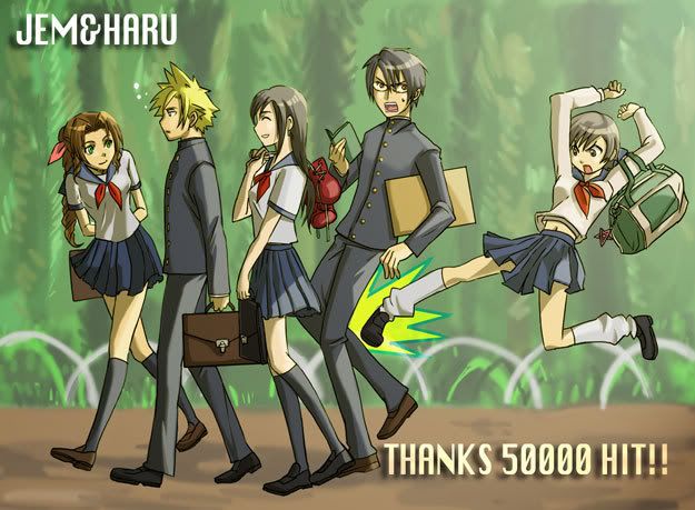 riq23.jpg FF VII school days image by ChiyoVI