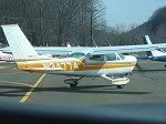 Yellowbird runs up prior to takeoff
