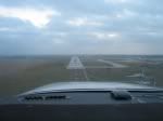 Landing runway 20 at KBMI