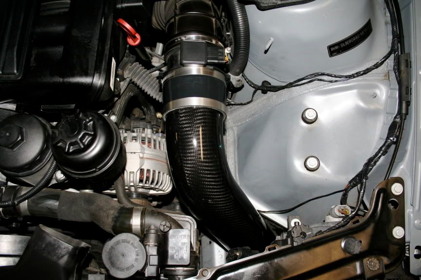 New Carbon Fiber Benfer Performance Cold Air Intake on my ZHP E46