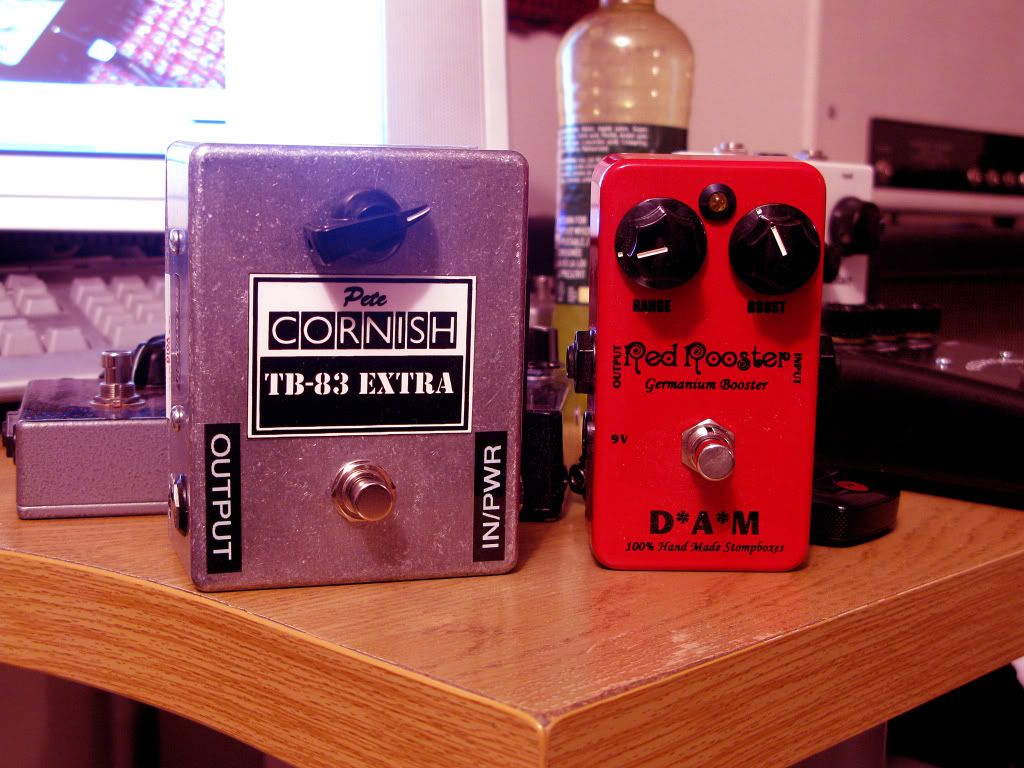 Pete Cornish TB-83 Extra vs. D*A*M Red Rooster Comparison Pete Cornish TB-83 Extra vs. D*A*M Red Rooster Comparison