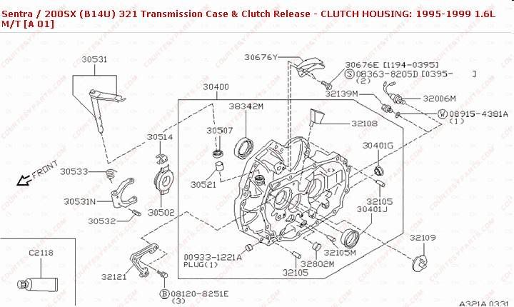 1997 Nissan 200sx clutch cable #9