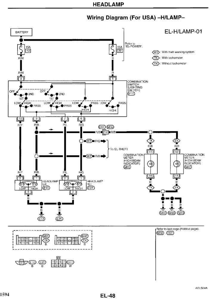 2003 Nissan sentra ignition wiring diagram