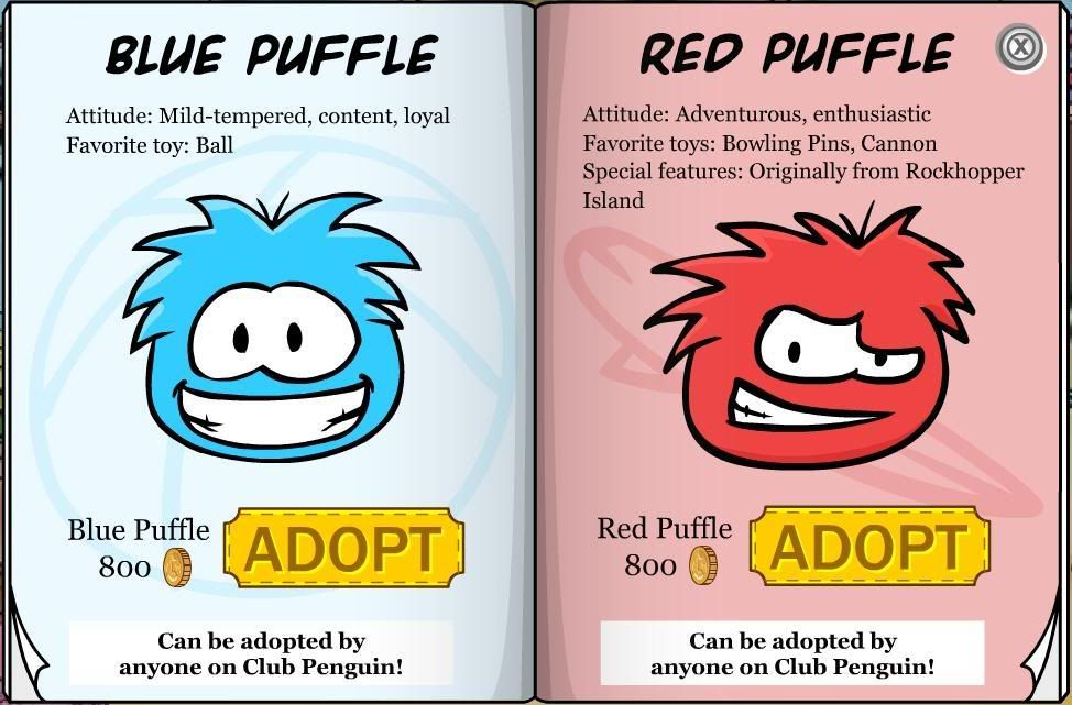 Cute Puffles | Cass101's Club Penguin Site