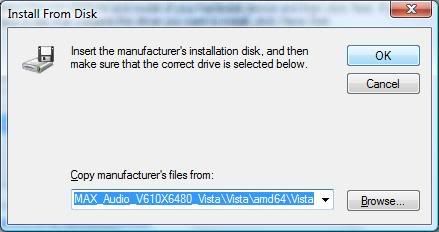 You will be taken back to this familiar window, select the new 'SoundMAX Integrated Digital HD Audio' driver and then hit 'Next':