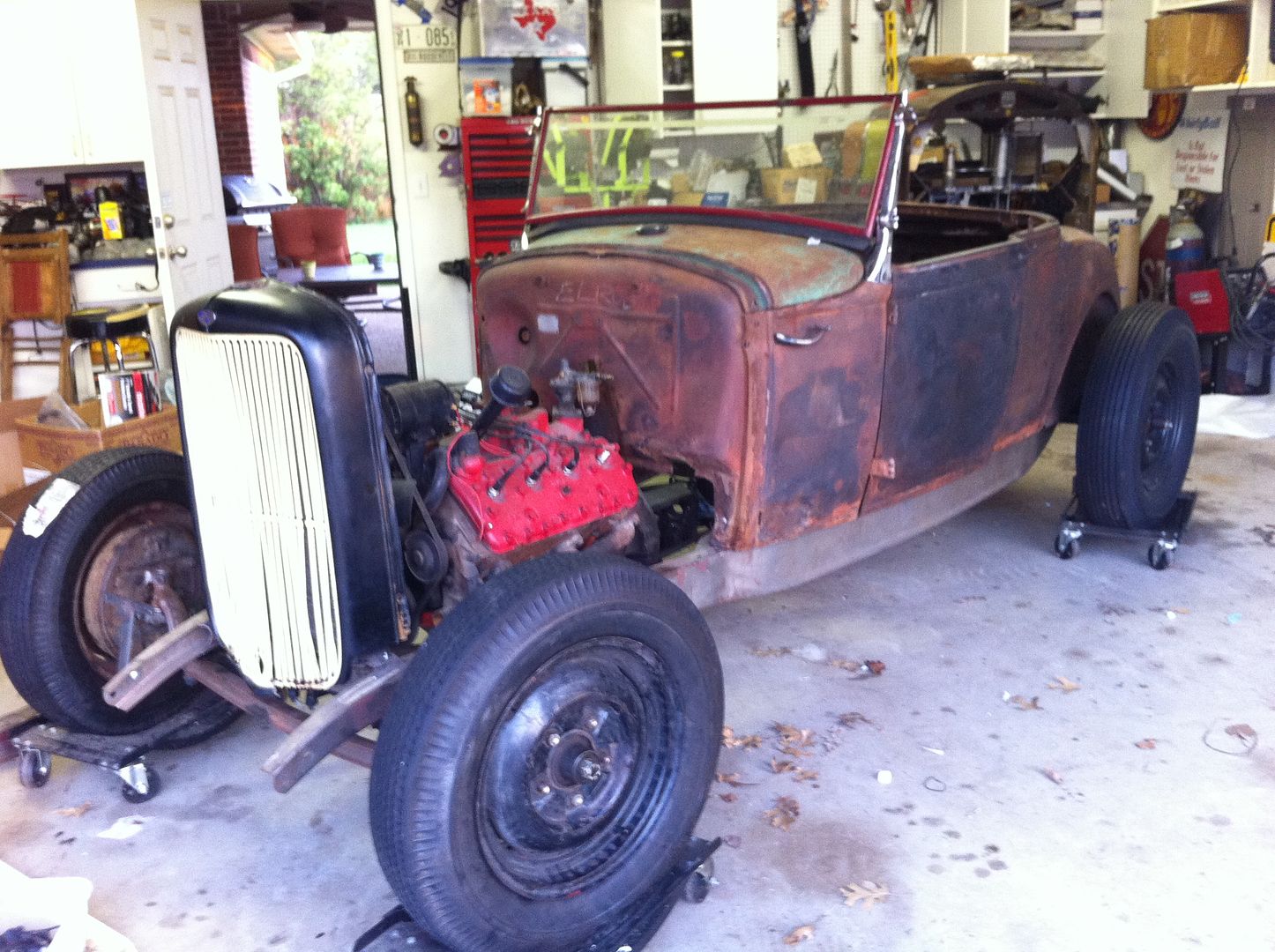 AV8 Project - 31 roadster on 32 frame - With title! - running flathead ...