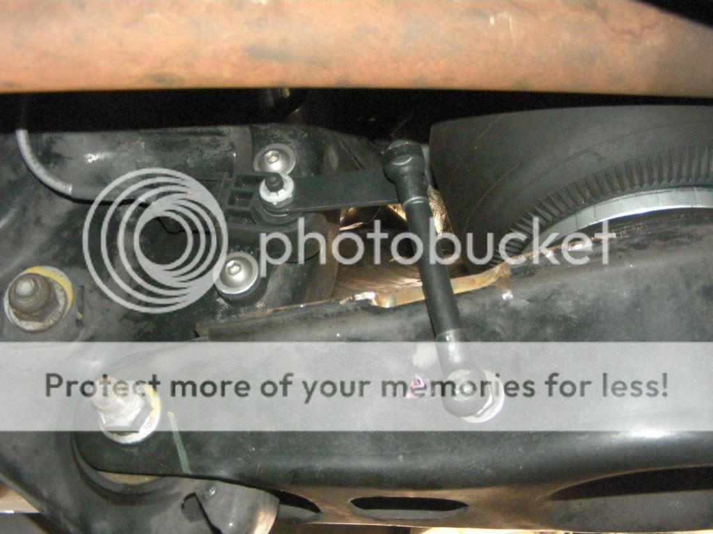 Accuair ELevel Ride Height Sensors Placement