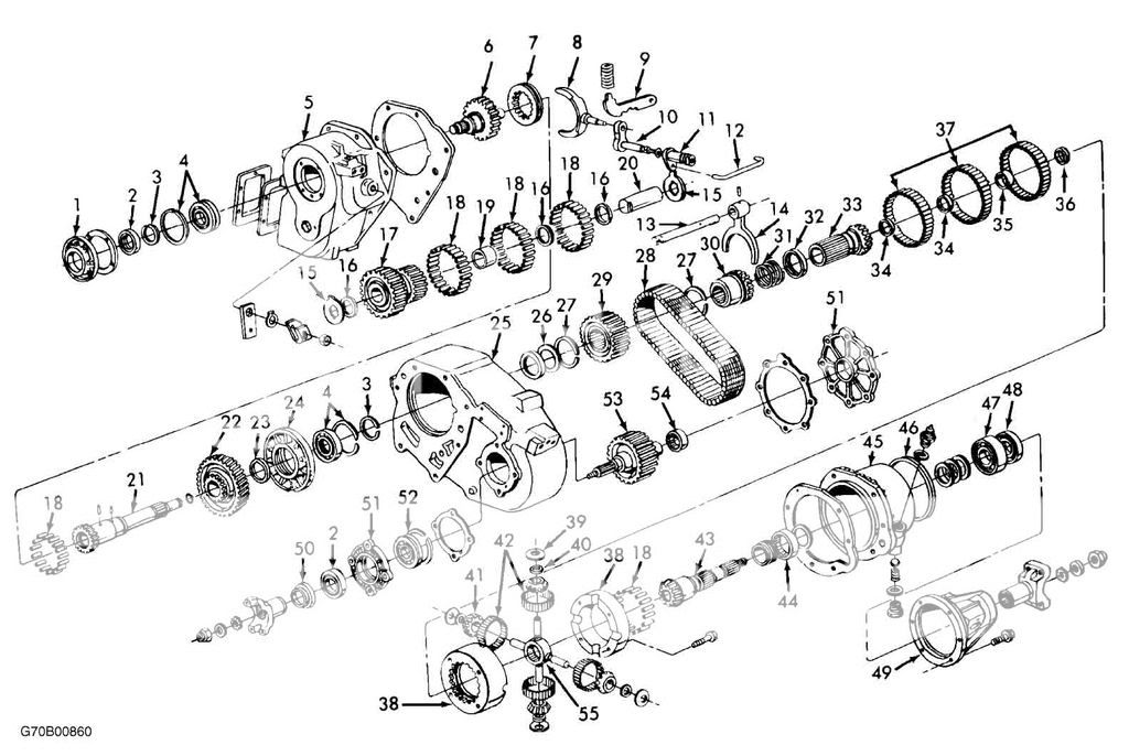 Ford courier transfer case diagram #5