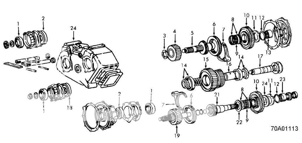 Ford courier transfer case diagram #10